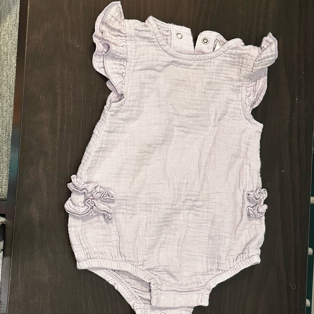 Gerber Light Purple Baby Romper